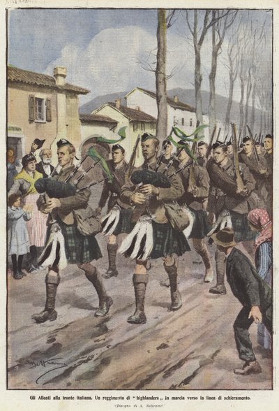 Gli Alleati alla fronte italiana da Achille Beltrame
