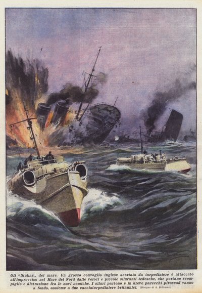 Gli Stukas del mare da Achille Beltrame