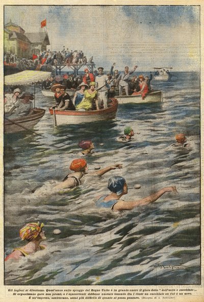 Gli inglesi si divertono da Achille Beltrame