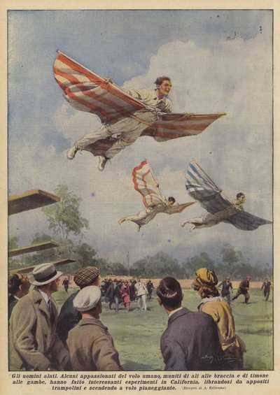 Gli uomini alati da Achille Beltrame
