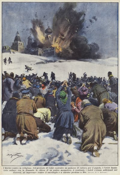 I Soviet contro la religione da Achille Beltrame