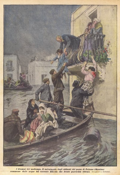 I drammi del maltempo da Achille Beltrame