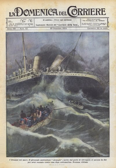 I drammi del mare da Achille Beltrame