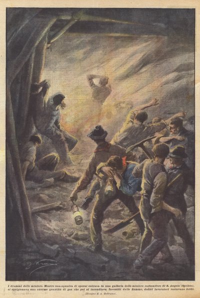 I drammi delle miniere da Achille Beltrame