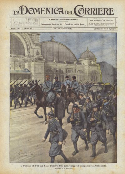 I francesi al di là del Reno da Achille Beltrame