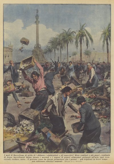 I moti di Barcellona da Achille Beltrame