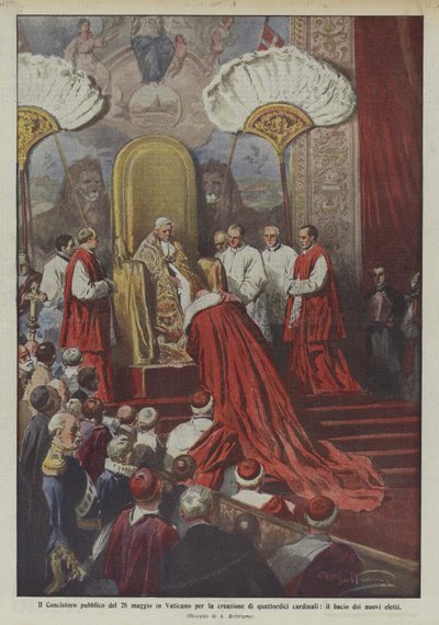Il Concistoro pubblico del 28 maggio in Vaticano per la creazione di quattordici cardinali da Achille Beltrame