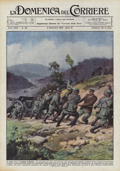 Il Duce fra i soldati d
