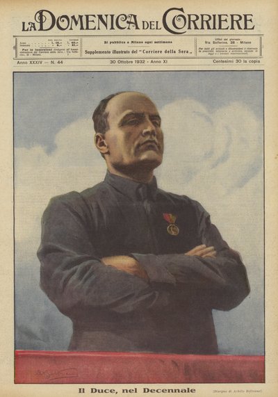 Il Duce, nel Decennale da Achille Beltrame