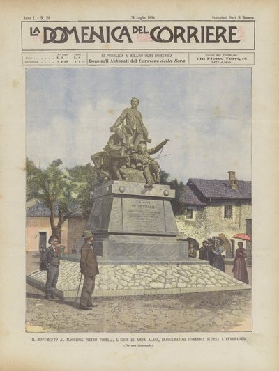 Il monumento al Maggiore Pietro Toselli, l
