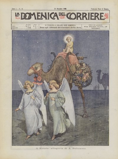 Il Natale, allegoria di A. Beltrame da Achille Beltrame