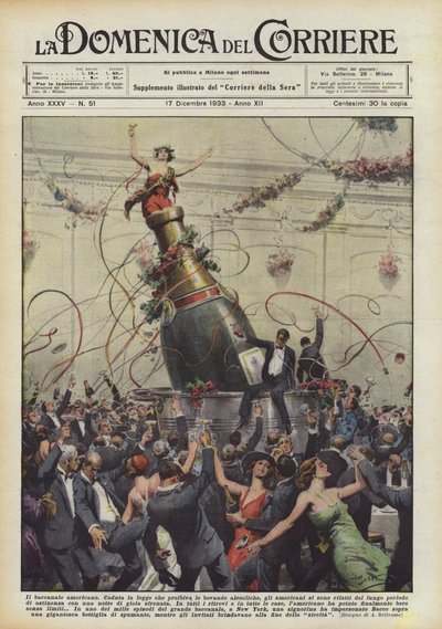 Il baccanale americano da Achille Beltrame