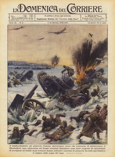Il bombardamento sul ghiaccio da Achille Beltrame