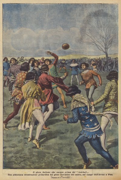 Il gioco italiano che nacque prima del football da Achille Beltrame