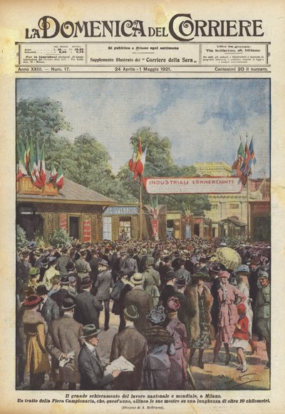 Il grande schieramento del lavoro nazionale e mondiale, a Milano da Achille Beltrame
