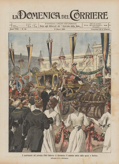 Il matrimonio del principe Eitel Federico di Germania, l