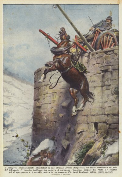 Il parapetto provvidenziale da Achille Beltrame
