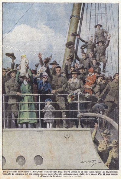 Il piroscafo delle spose da Achille Beltrame