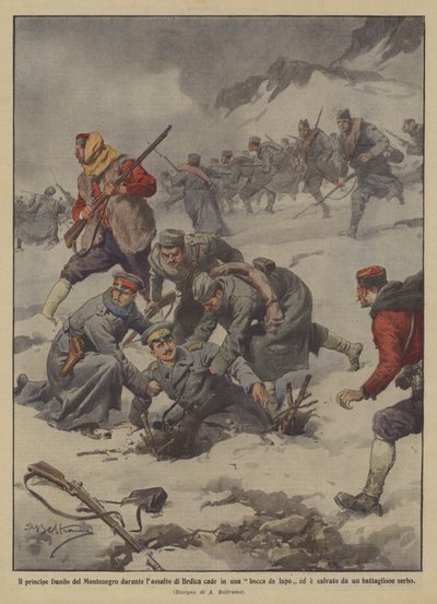 Il principe Danilo del Montenegro durante l