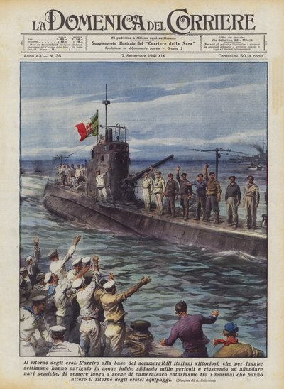 Il ritorno degli eroi da Achille Beltrame