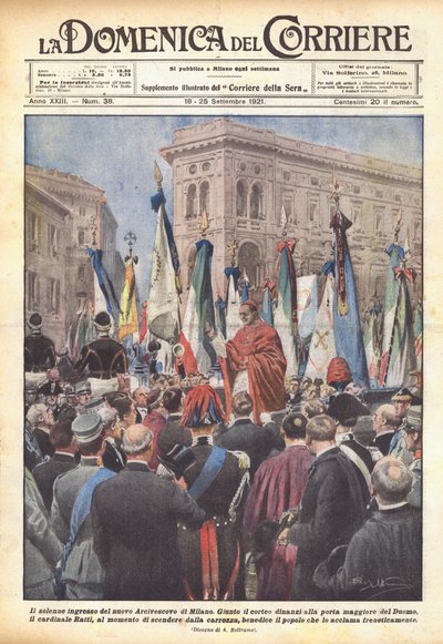 Il solenne ingresso del nuovo Arcivescovo di Milano da Achille Beltrame