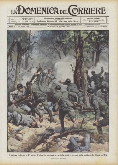 Il valore italiano in Francia da Achille Beltrame