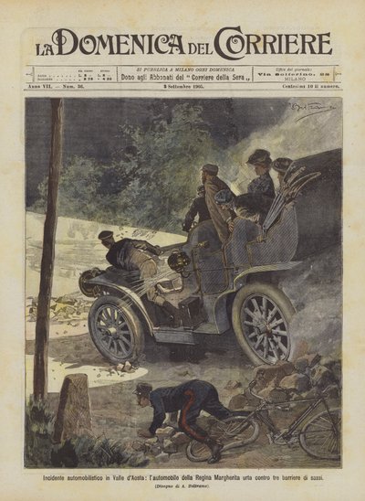 Incidente automobilistico in Valle d