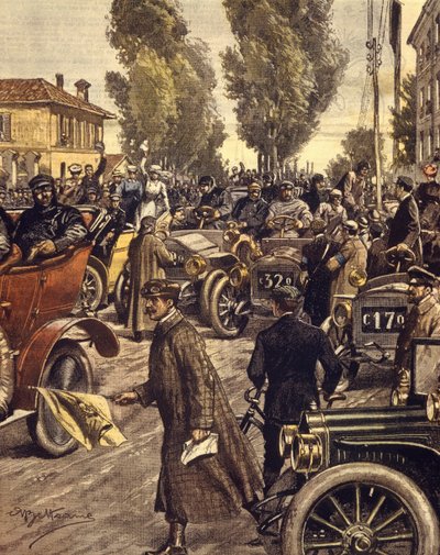 Gara internazionale di resistenza automobilistica, 27 maggio da Achille Beltrame