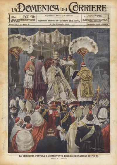 La cerimonia fastosa e commovente dell
