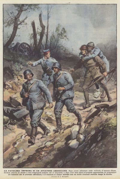 La favolosa impresa di un aviatore americano da Achille Beltrame