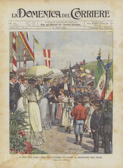 La festa degli alberi a Roma con l