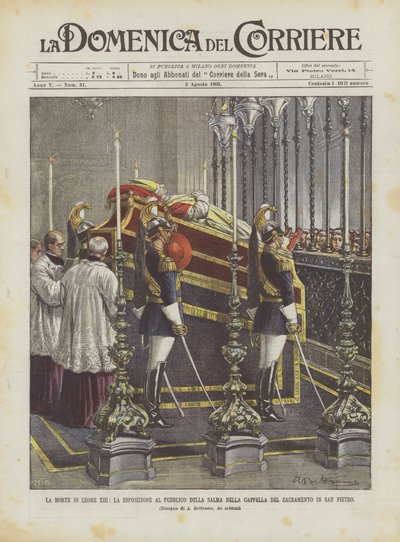 La morte di Leone XIII, l