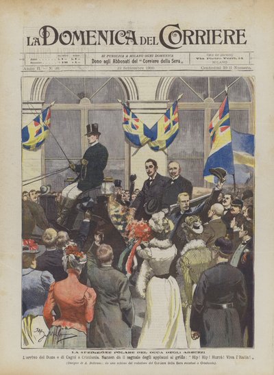 La spedizione polare del Duca degli Abruzzi da Achille Beltrame