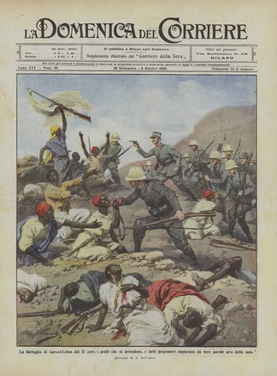 La battaglia di Cars-el-Leben del 17 corr da Achille Beltrame