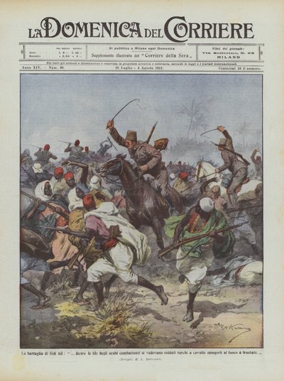 La battaglia di Sidi Ali da Achille Beltrame