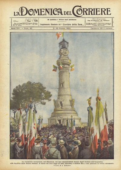 La cerimonia inaugurale sul Gianicolo del faro monumentale donato dagli italiani dell