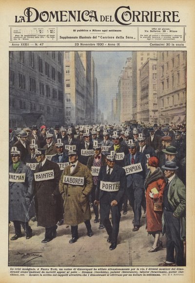 La crisi mondiale da Achille Beltrame