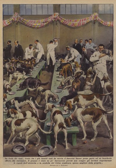 La festa dei cani da Achille Beltrame