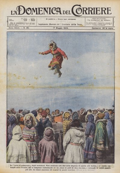 La festa di primavera degli eschimesi da Achille Beltrame