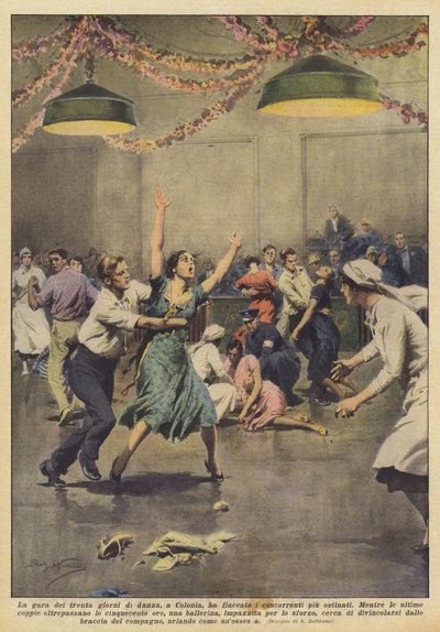 La gara dei trenta giorni di danza a Colonia ha fiaccato i concorrenti più ostinati da Achille Beltrame