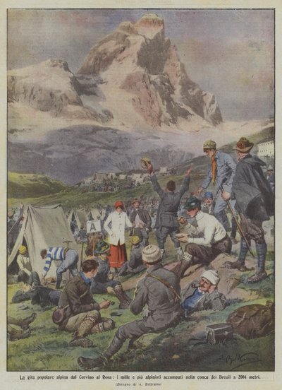 La gita popolare alpina dal Cervino al Rosa da Achille Beltrame