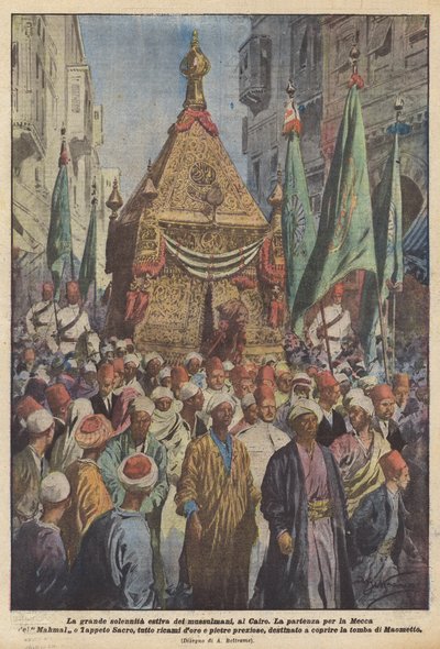 La grande solennità estiva dei musulmani, al Cairo da Achille Beltrame