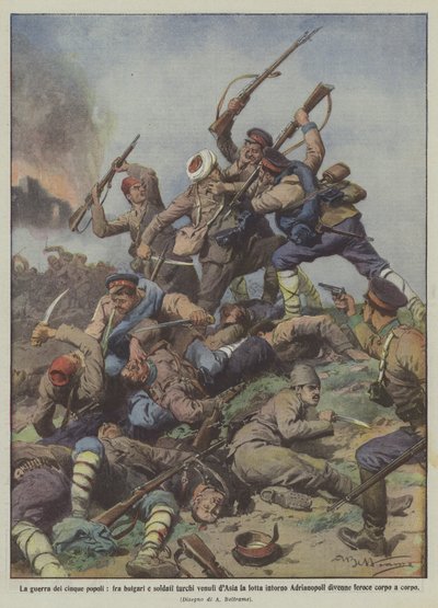 La guerra dei cinque popoli, fra bulgari e soldati turchi venuti d