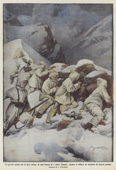La guerra nostra fra le nevi eterne, in una trincea di camici bianchi da Achille Beltrame