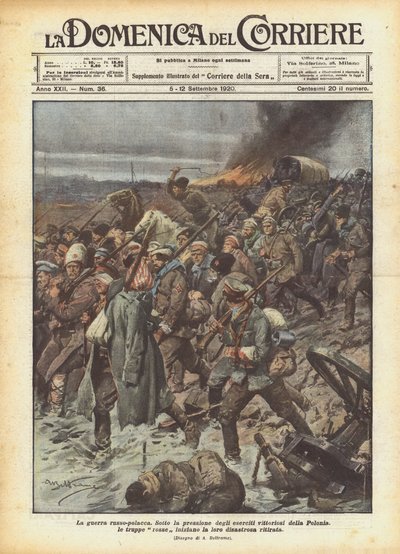 La guerra russo-polacca da Achille Beltrame