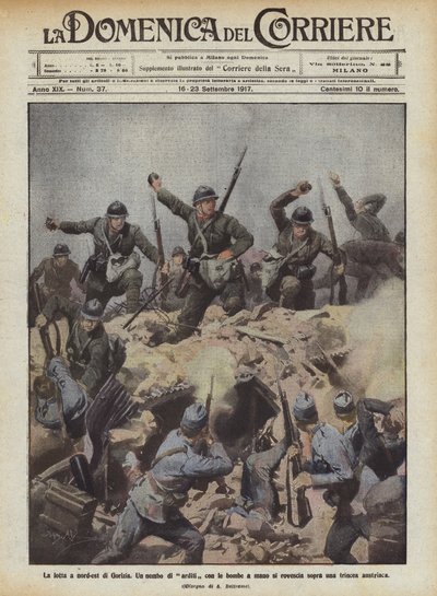 La lotta a nord-est di Gorizia da Achille Beltrame