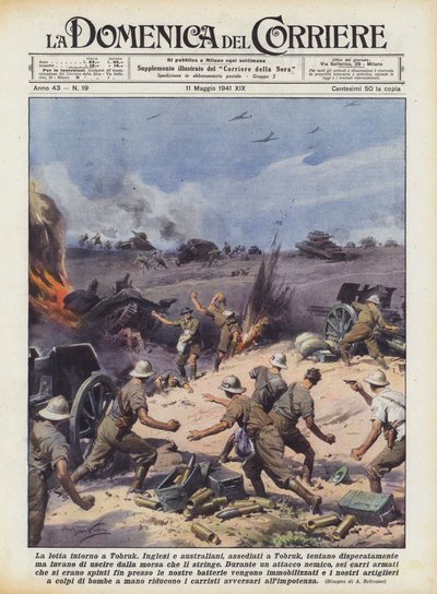 La lotta intorno a Tobruk da Achille Beltrame
