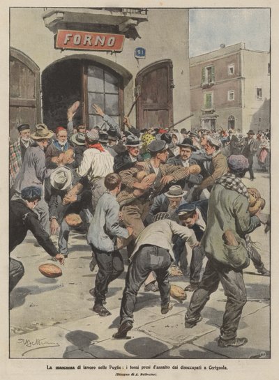 La mancanza di lavoro nelle Puglie, i forni presi d