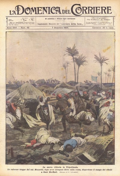 La nuova vittoria in Tripolitania da Achille Beltrame