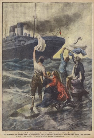 La tragedia di sei americani alla deriva nell